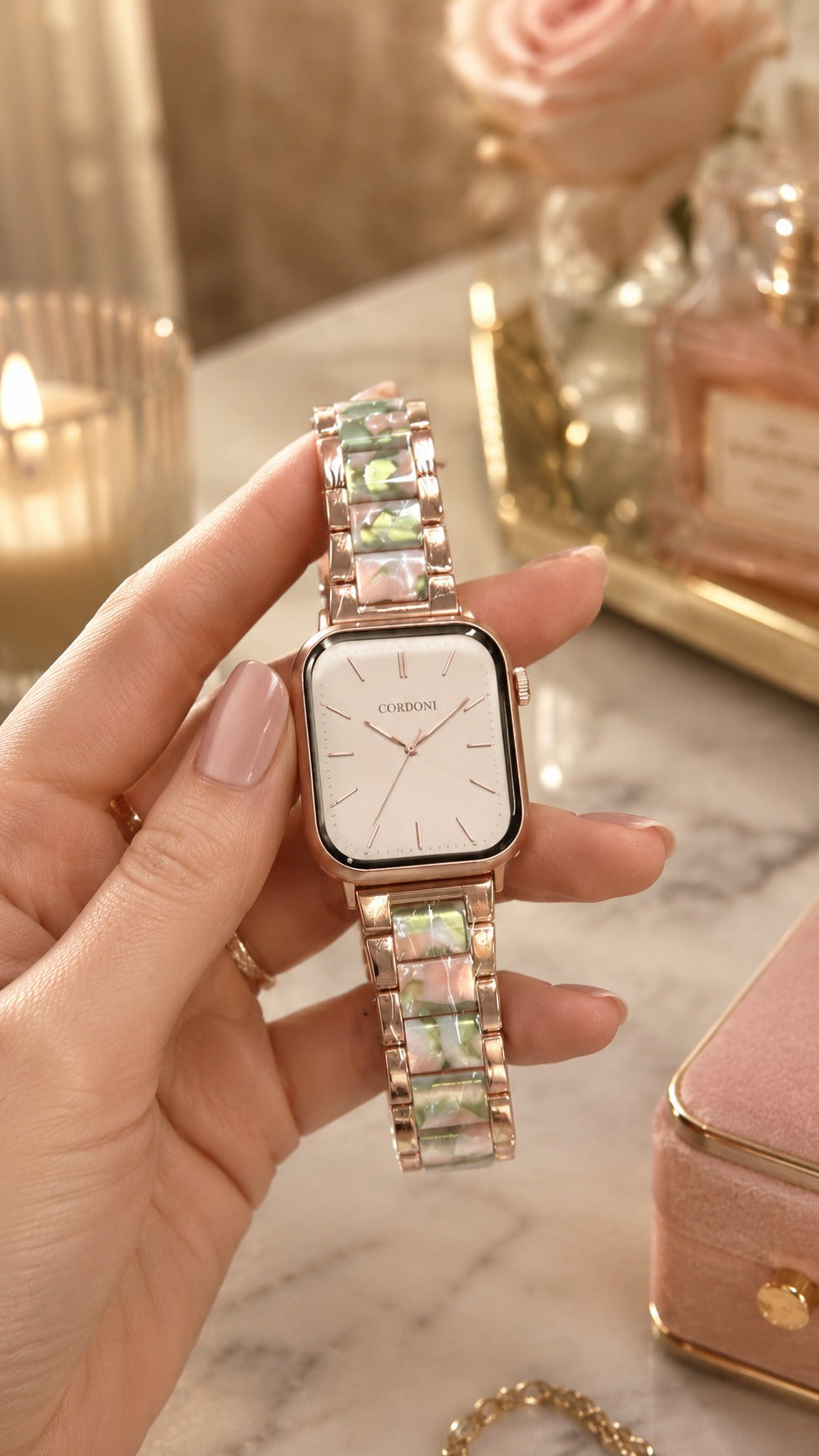 Murano Collection Apple Watch Kordon - Opal Pink