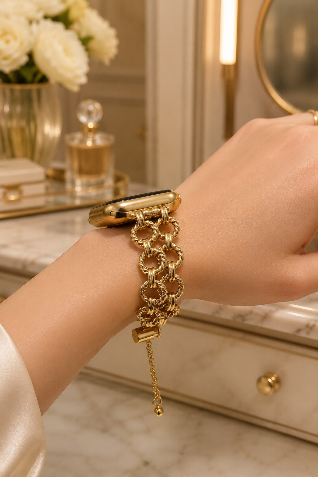 Ravello Twist Apple Watch Kordon - Gold