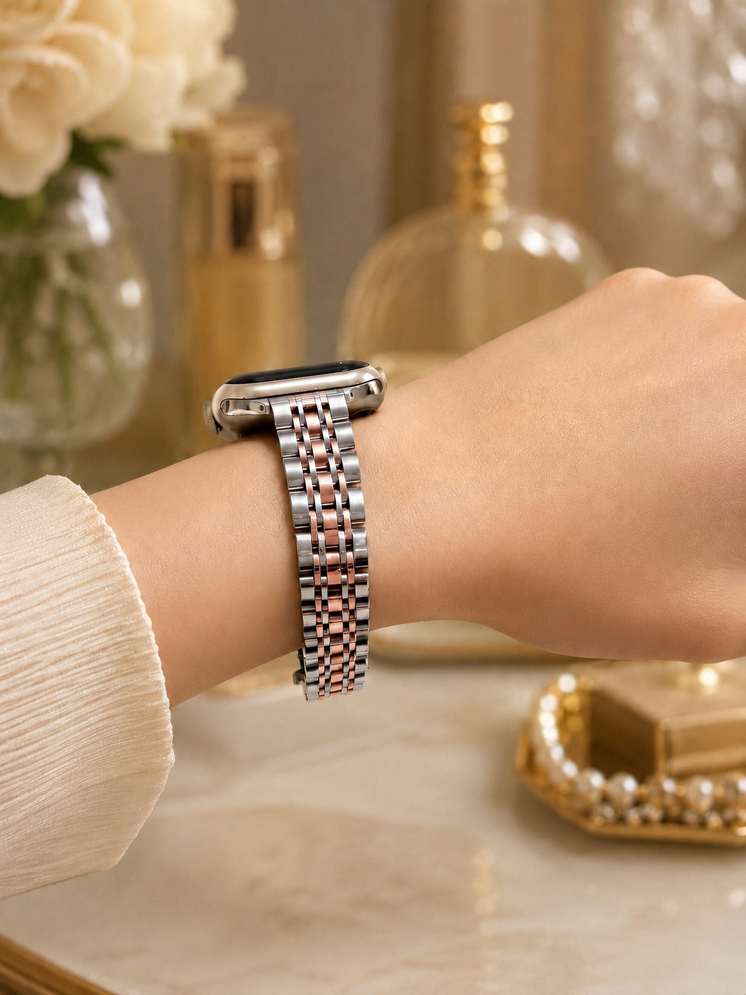 Torino Apple Watch Kordon - Rose Gold