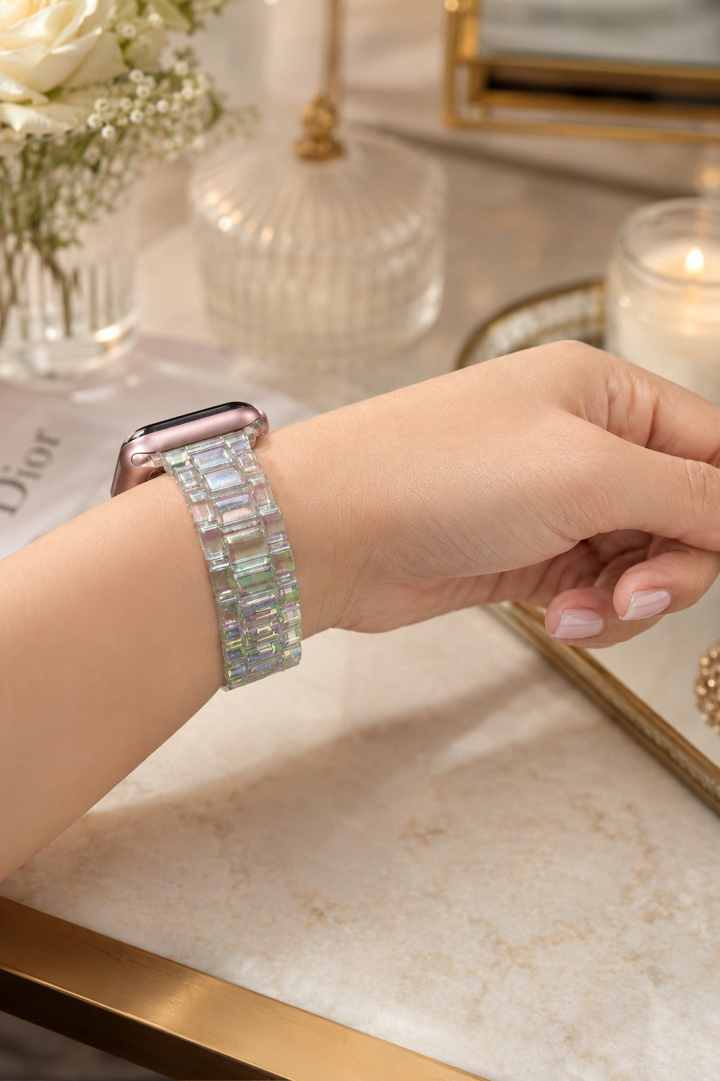 Murano Apple Watch Kordon - Aurora