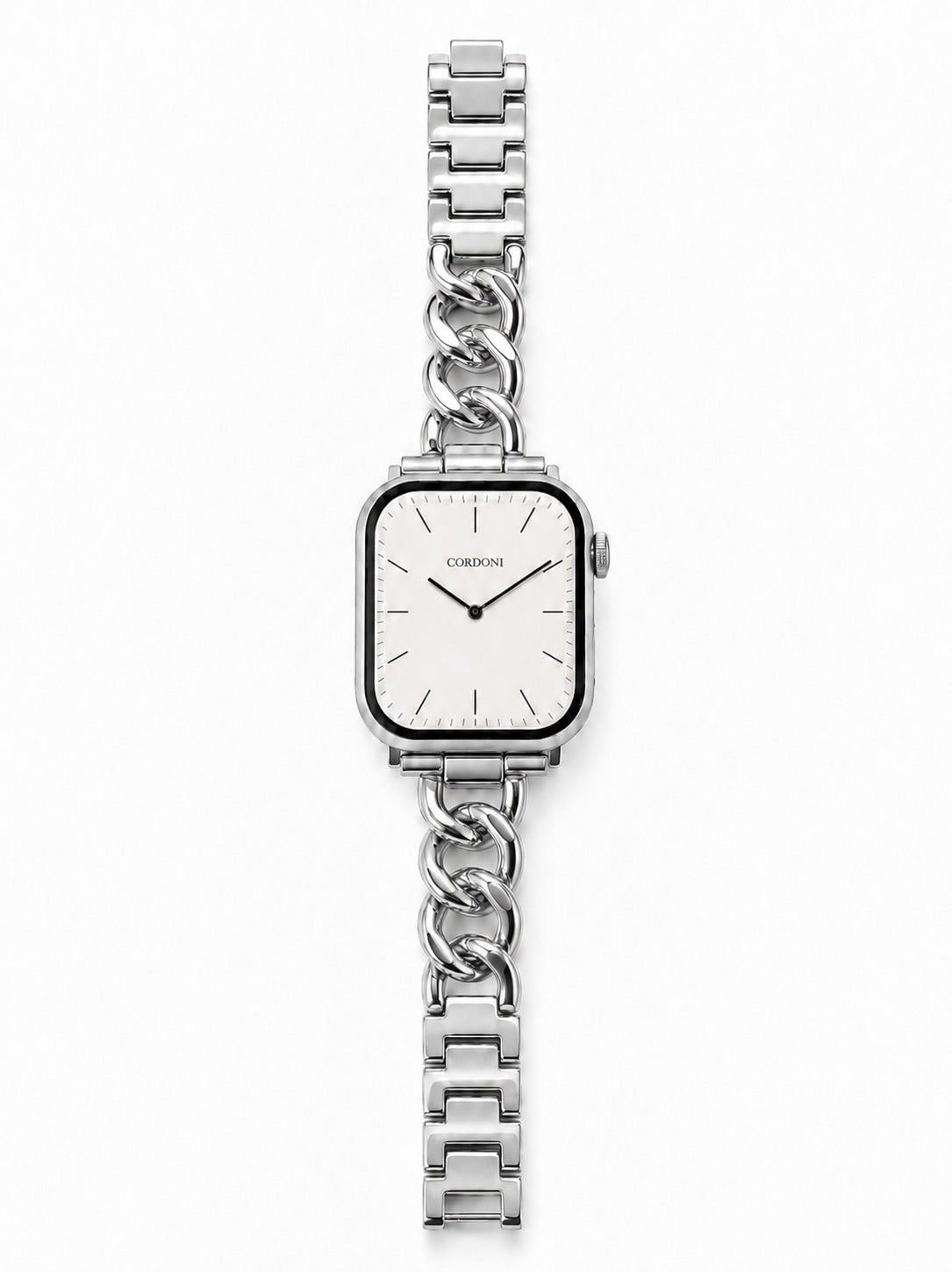 Milano Chain Apple Watch Kordon - Silver
