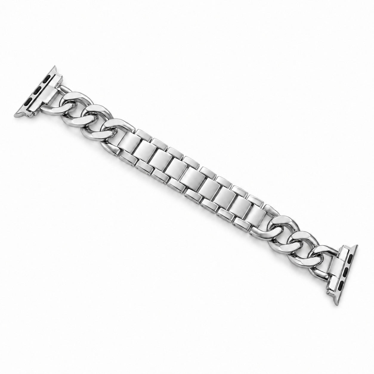 Milano Chain Apple Watch Kordon - Silver