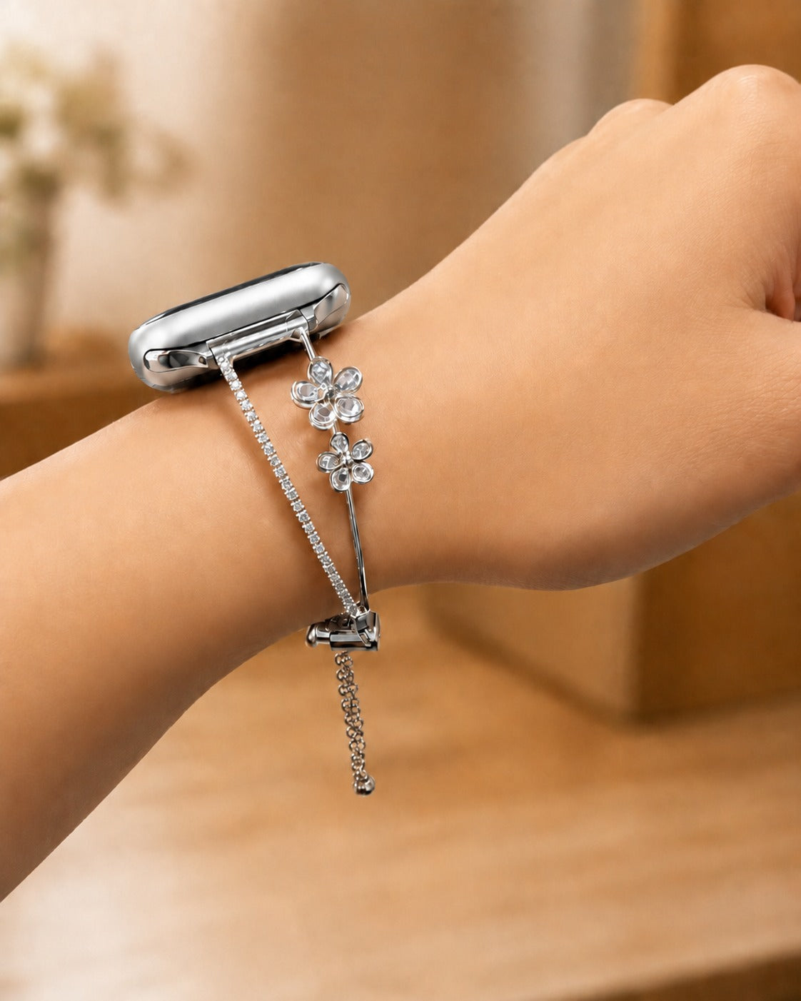 Firenze Apple Watch Kordon - Silver