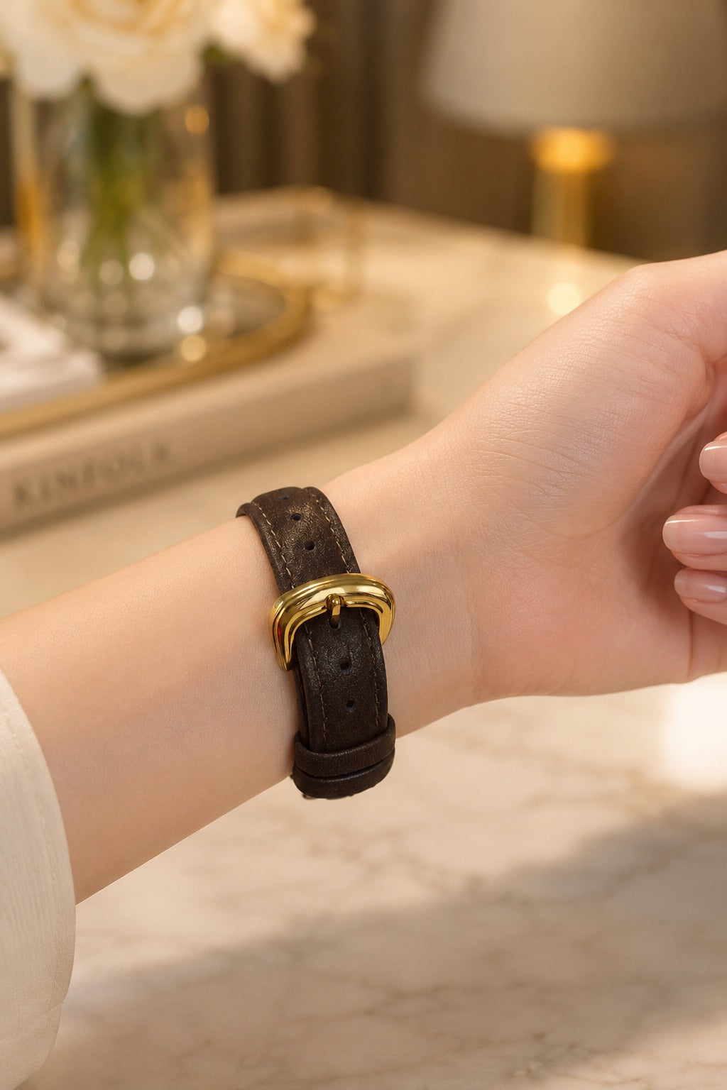 Toscana Suede Apple Watch Kordon - Brown