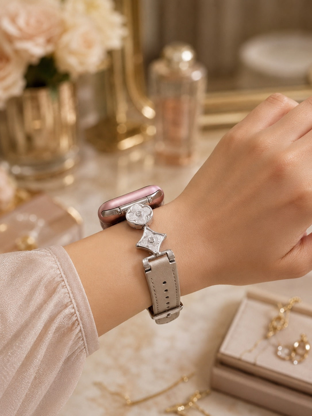 Bellagio Apple Watch Kordon - Silver