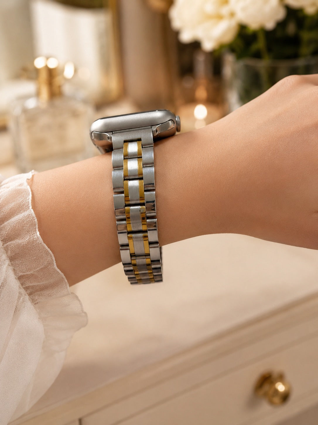 Genova Apple Watch Kordon - Two Tone