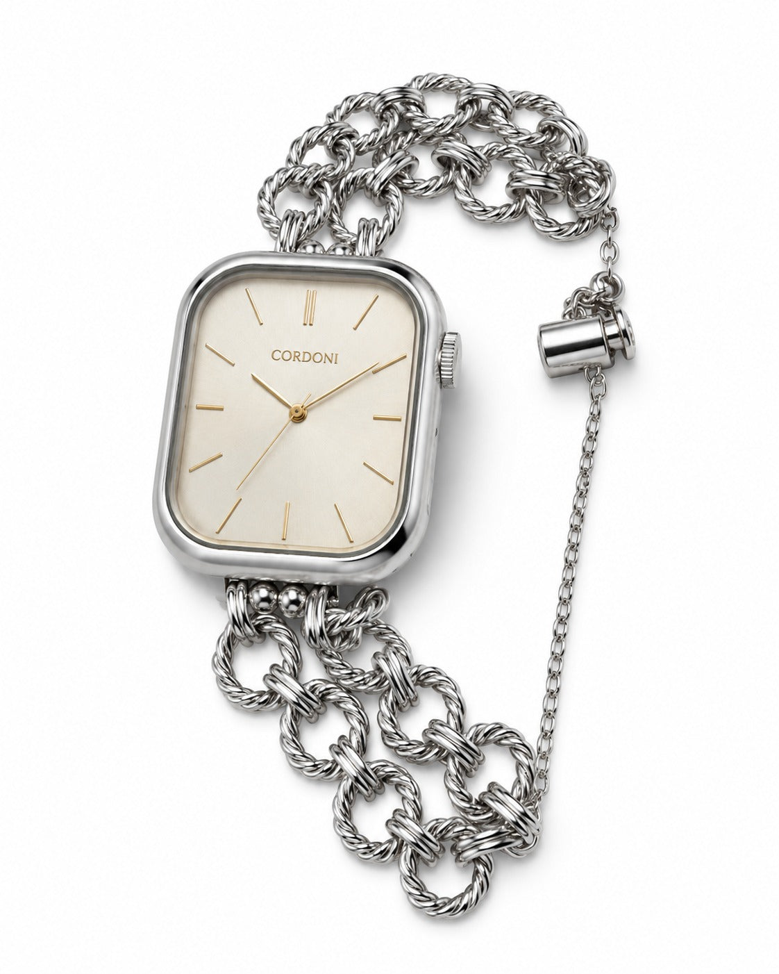 Ravello Twist Apple Watch Kordon - Silver