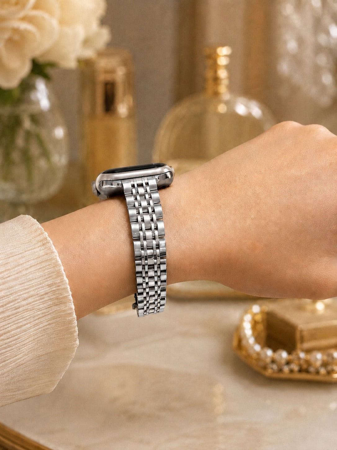 Torino Apple Watch Kordon - Silver