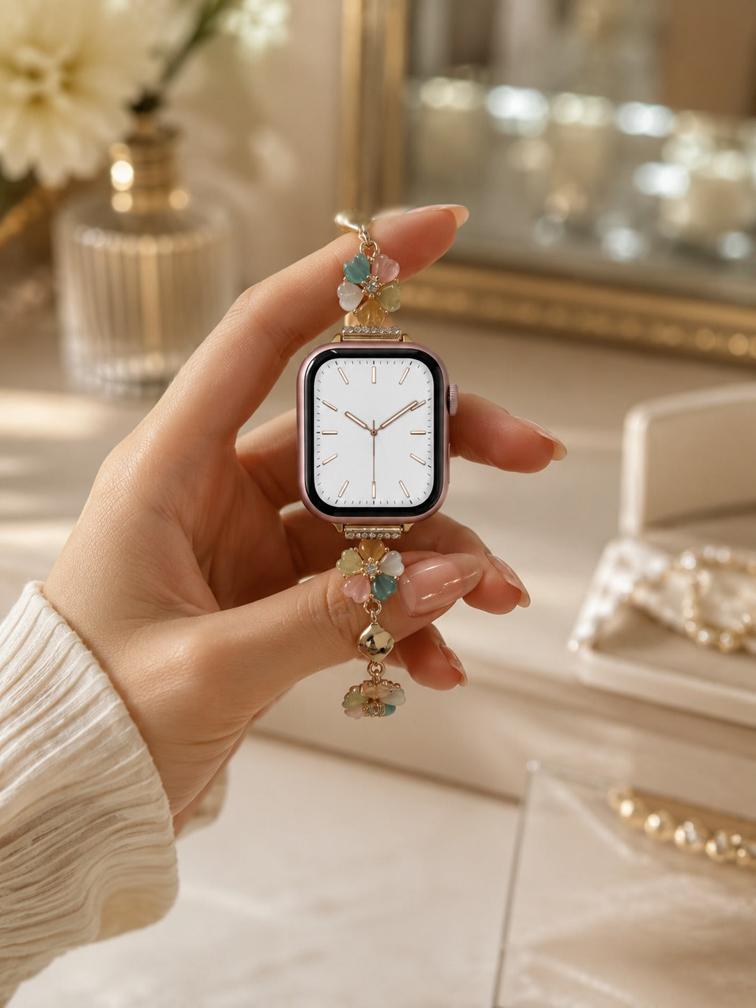 Capri Blossom Apple Watch Kordon - Pastel Bouquet