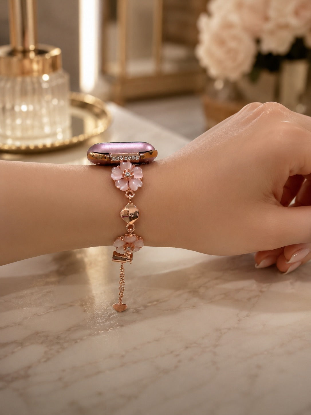 Capri Blossom Apple Watch Kordon - Rose Gold