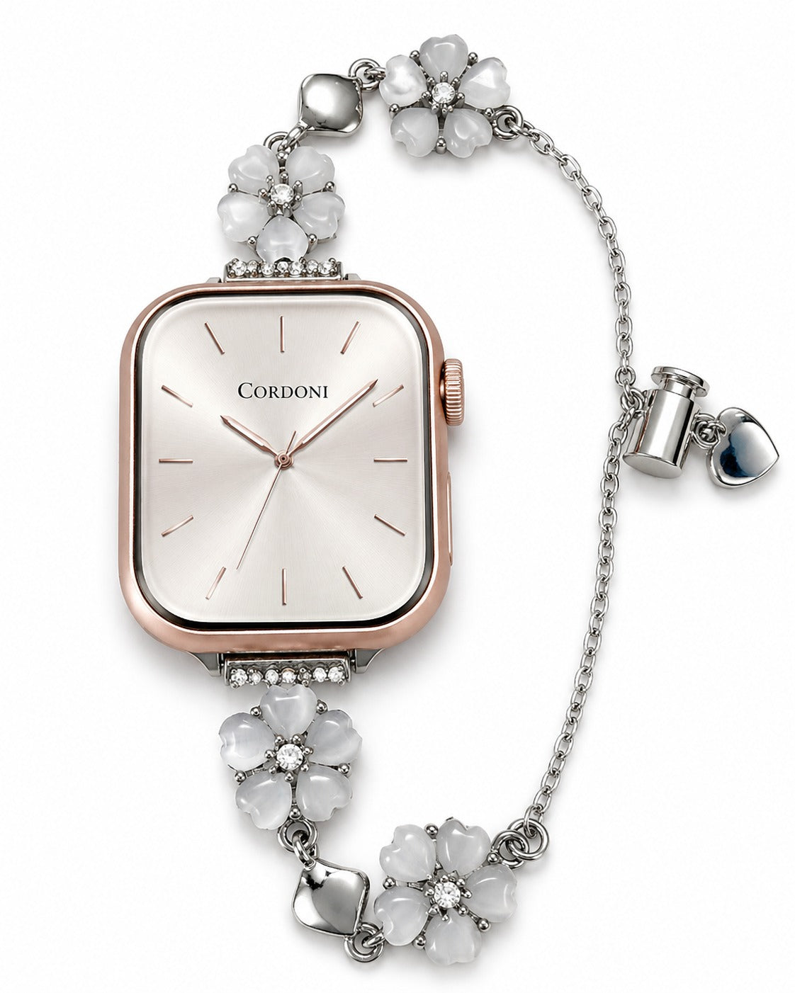 Capri Blossom Apple Watch Kordon - Silver