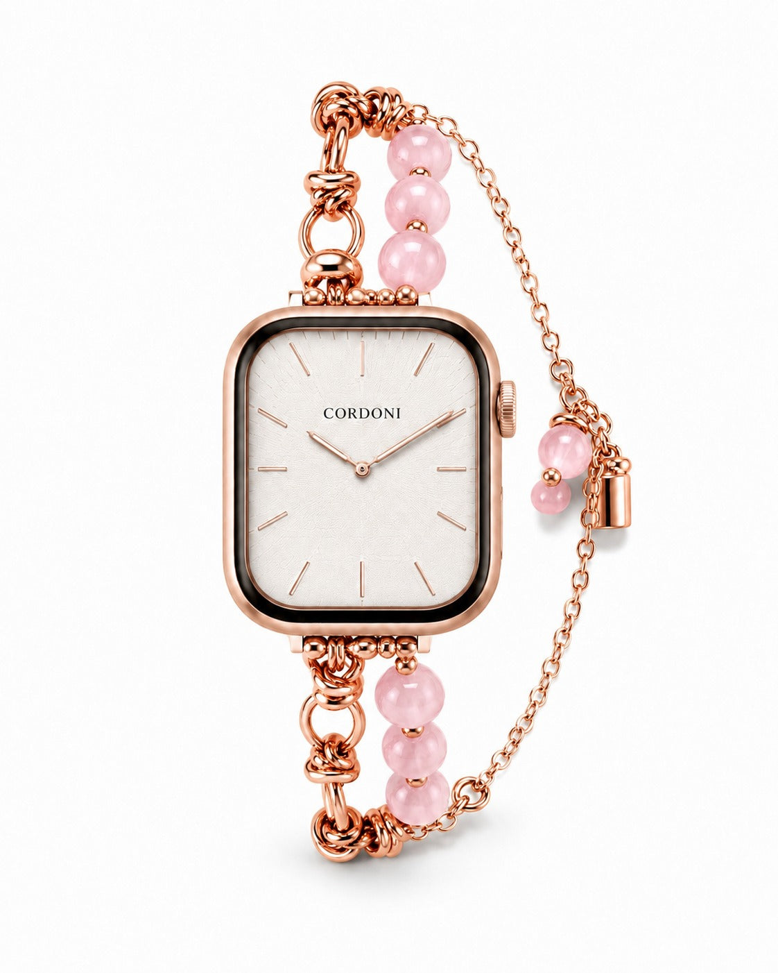 Como Pearl Apple Watch Kordon - Rose Gold
