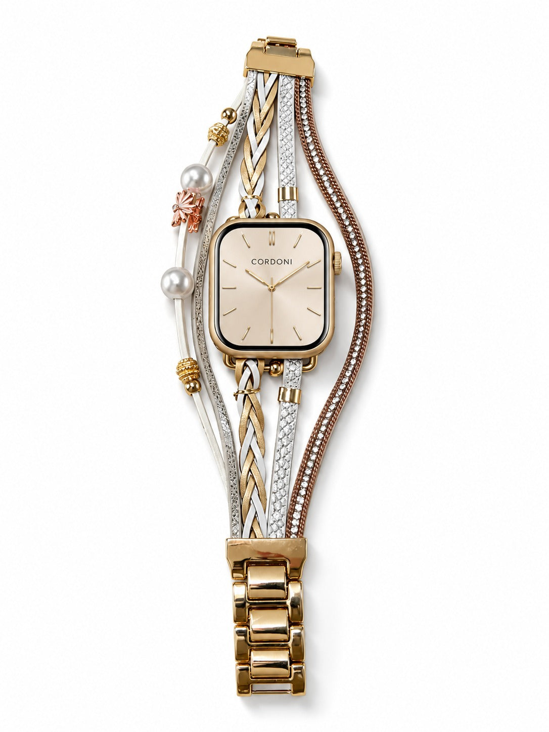 Venezia Twist Apple Watch Kordon - Gold