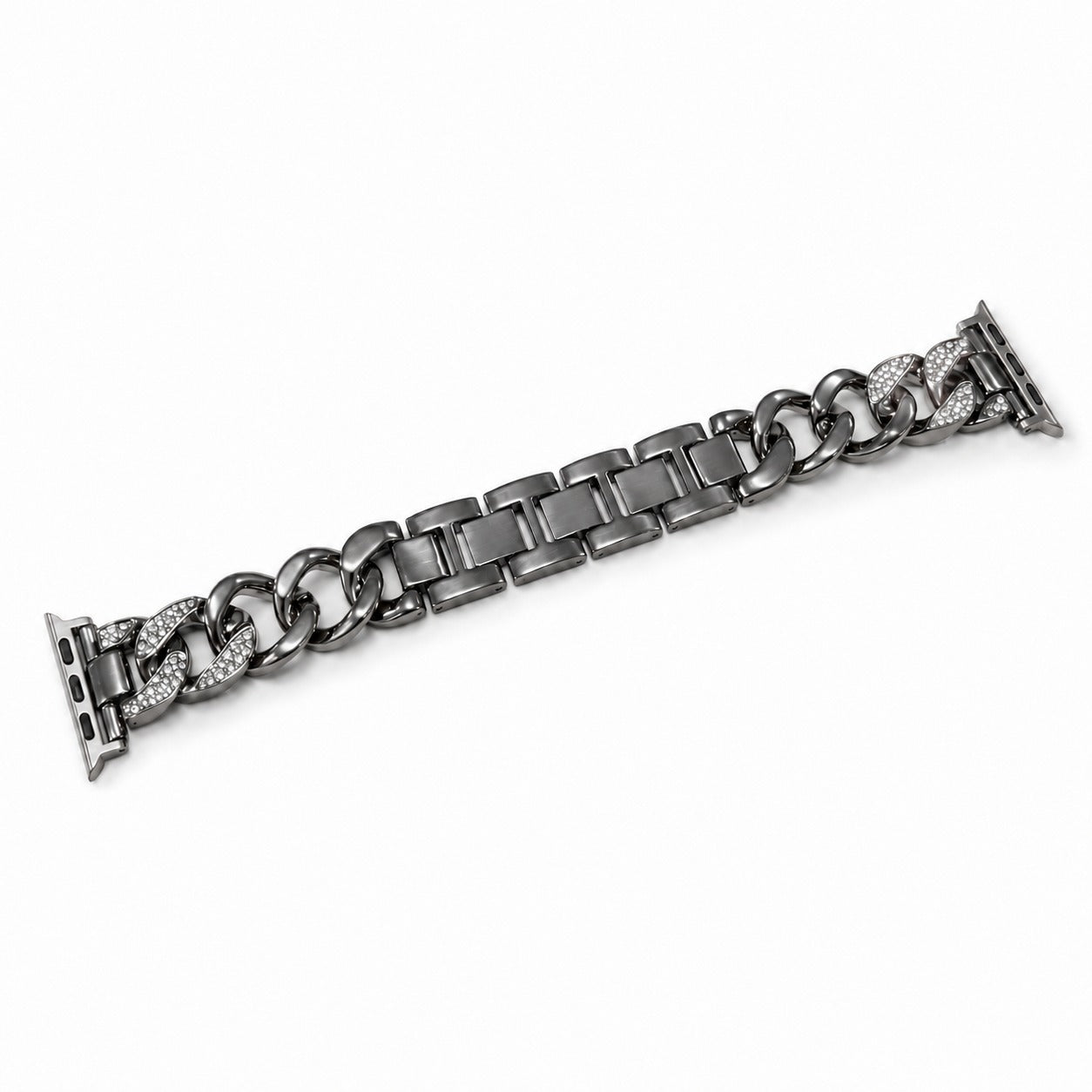 Milano Diamond Apple Watch Kordon - Black